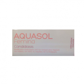 AQUASOL FEMINA Candidiasis Cream Gel για Κολπική Μυκητίαση, 30ml