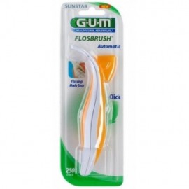 Gum Flosbrush Automatic 847 Οδοντικό νήμα 30 m, Υψηλής ποιότητας ελαφρά κερωμένο