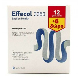 Epsilon Health Effecol 3350 12 φακελίσκοι & 6 Δώρο x 13.3gr 18 φακελίσκοι