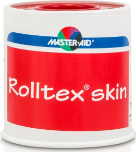 Master Aid Rolltex Skin, Ρολό Ύφασμα σε Kαφέ Xρώμα 5x5cm 1τμχ