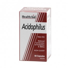 Health Aid Balanced Acidophilus Vegetarian Προβιοτικά 100 εκατ. με Πρεβιοτικά για Υγιή Εντερική Χλωρίδα 60 Φυτικές Κάψουλες