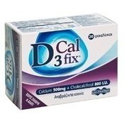 Unipharma D3 Cal Fix  Caslcium 500 mg, Cholecalciferol 800 I.U, 20 φακελίσκοι