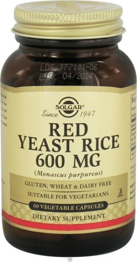 Solgar Red Yeast Rice 600mg 60 Φυτικές Κάψουλες