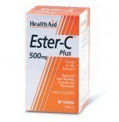 Health Aid Ester-C Plus 500mg - Συμπλήρωμα Διατροφής Βιταμίνης C, 60 ταμπλέτες