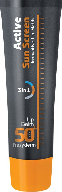 Frezyderm Active Sun Screen SPF50+ Αντηλιακό Lip Balm Για Την Προστασία Χειλιών 15ml