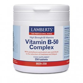 Lamberts B 50 Complex Σύμπλεγμα Βιταμίνης B 250 Tabs