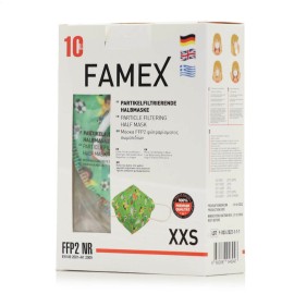 Famex Μάσκα Προστασίας FFP2 NR XXS για Παιδιά με Ποδοσφαιριστές 10τμχ