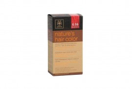 Apivita Natures Hair Color Βαφή Μαλλιών για 100% Κάλυψη Απόχρωση  6.56 Έντονο Κόκκινο 50ml
