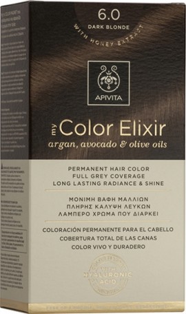 Apivita My Color Elixir 6.0 Βαφή Μαλλιών Ξανθό Σκούρο