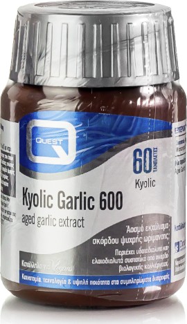 Quest Kyolic Garlic 600mg 60 ταμπλέτες