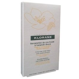 Klorane Cold Wax Small Strips with Sweet Almond, 6 διπλές ταινίες