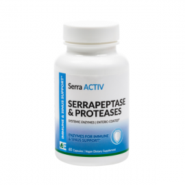 Dynamic Enzymes Serra Activ, 60 caps