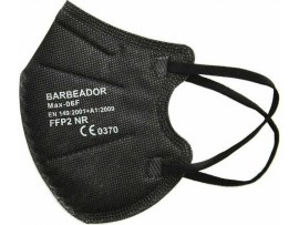 Barbeador Max-06F Παιδική Μάσκα Προστασίας FFP2 σε Χρώμα Μαύρο, 1τμχ