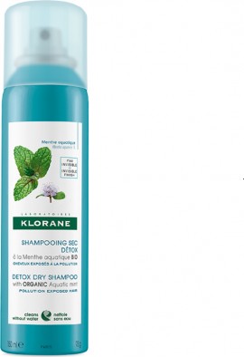 Klorane Dry Shampoo Menthe Aquatique Ξηρό Σαμπουάν Με Υδάτινη Μέντα 150ml