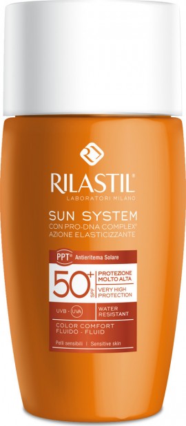 Rilastil Sun System Comfort SPF50+ Αντηλιακό Fluid Προσώπου 50ml