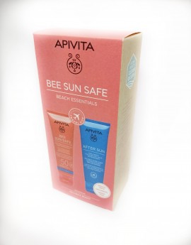 Apivita Promo Bee Sun Safe Beach Essentials Hydra Fresh Face & Body Milk Spf50+ 100ml  Δώρο After Sun 100ml