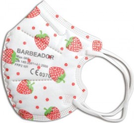 Barbeador Παιδική Μάσκα Φράουλες Max-06E FFP2 1τμχ