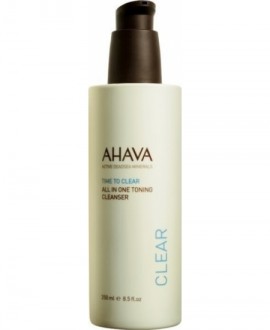Ahava Time To Clear All In One Toning Cleanse Ντεμακιγιάζ Προσώπου & Ματιών 250ml