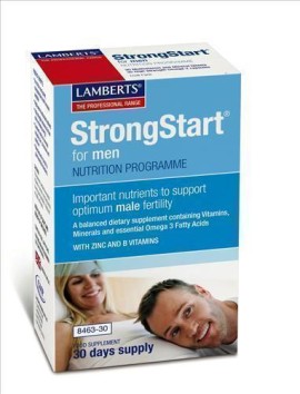 Lamberts Strongstart For Men 30caps, Θρεπτικά Συστατικά για την Ενίσχυση της Βέλτιστης Ανδρικής Γονιμότητας, 30tabs