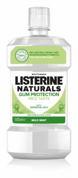 Listerine Naturals Gum Protect Στοματικό Διάλυμα για την Ουλίτιδα 500ml