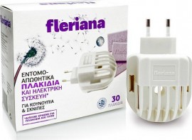 Power Health Fleriana Ηλεκτρική Συσκευή Και Εντομοαπωθητικά Πλακίδια 30 Τεμάχια