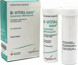 PharmaLine B-Vital Totale - Συμπλήρωμα Διατροφής Συμπλέγματος Βιταμινών Β, 20 αναβράζοντα δισκία