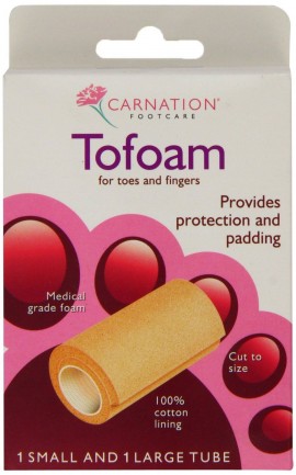 Carnation Footcare Tofoam Προστατευτικά Σκουφάκια Δακτύλων (περιέχει δύο διαμέτρους)
