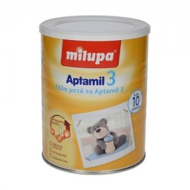 Milupa Aptamil 3, Γάλα σε σκόνη για μωρά 10+ μηνών, Χορηγείται ως συμπλήρωμα στο μητρικό γάλα ή ως αποκλειστική διατροφή με μπιμπερό, 800gr