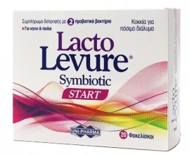 Unipharma Lacto Levure Symbiotic Start Συμπλήρωμα Διατροφής Προβιοτικών για Παιδιά 20 Φακελίσκοι