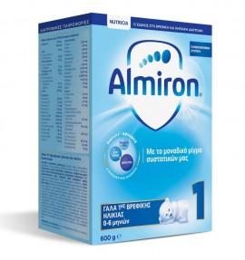 Almiron 1 Milk 0-6m Γάλα Πρώτης Βρεφικής Ηλικίας 600gr