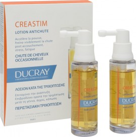 Ducray Creastim Anti Hair Lost Lotion Λοσιόν κατά της Τριχόπτωσης 2x30ml