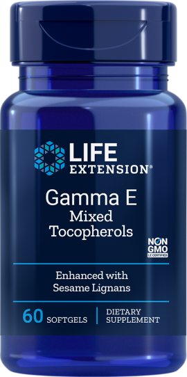Life Extension Gamma E Mixed Tocopherol Αντιοξειδωτική Δράση 60Softgels