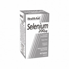 Health Aid Selenium 200μg Συμπλήρωμα Διατροφής Με Αντιοξειδωτική Δράση 60 Ταμπλέτες