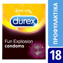 Durex Προφυλακτικά Fun Explosion 18 Τεμάχια