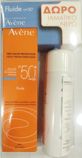 Avene Promo Pack Fluide Dry Touch SPF50+ 50ml & ΔΩΡΟ Eau Thermale 50ml