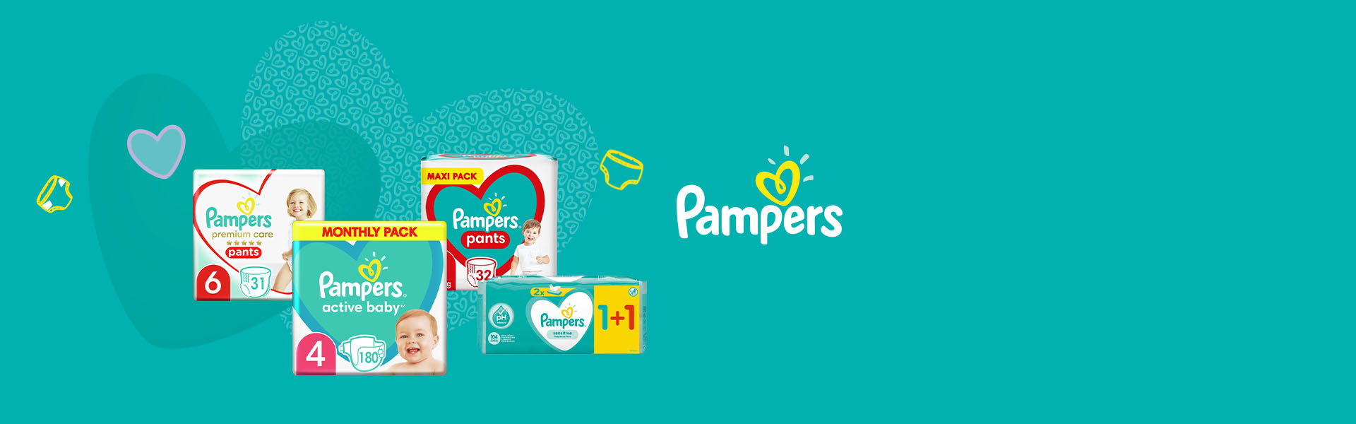 Pampers Έως -50%!