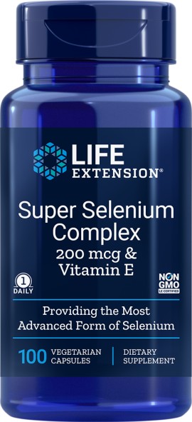 Life Extension Super Selenium Complex 200mcg Συμπλήρωμα Για Τον Θυρεοειδή 100 Κάψουλες
