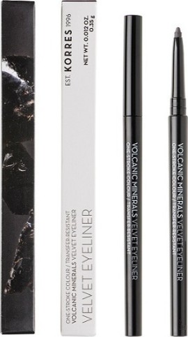 Korres  Volcanic Minerals Μηχανικό Μολύβι Ματιών Velvet Eyeliner 06 Smokey Grey 1τμχ