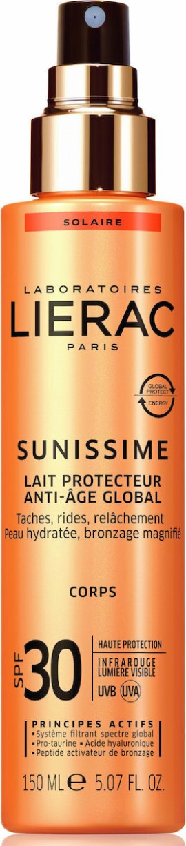 Lierac Sunissime Lait Protecteur Anti-Age Global SPF30 150ml