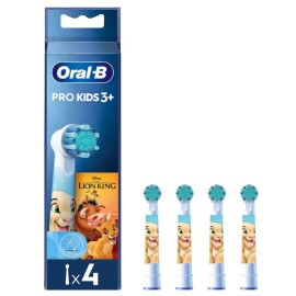 Oral-B Pro Kids Toothbrush Heads Ανταλλακτικές Κεφαλές Oδοντόβουρτσας The Lion King 3y+ 4τεμ