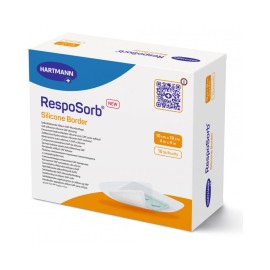 Hartmann Resposorb Silicone Border Aυτοκόλλητα Απορροφητικά Επιθέματα με Επιφάνεια Σιλικόνης 10x10cm 10τμχ