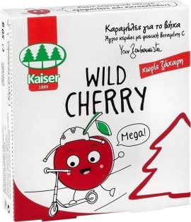 KAISER ΚΑΡΑΜΕΛΕΣ WILD CHERRY ΧΩΡΙΣ ΖΑΧΑΡΗ 50gr