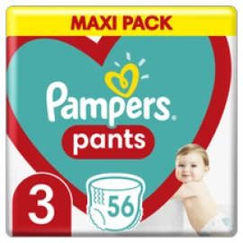 Pampers Pants Μέγεθος 3 [6-11kg] Maxi 56 Πάνες - Βρακάκι