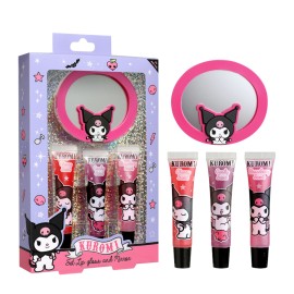 Air Val kuromi Σετ Lip Gloss 3pcs 7.5ml & Καθρέπτης