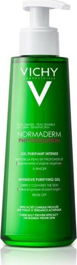 Vichy Normaderm Phytosolution Gel Καθαρισμού Προσώπου Για Ευαίσθητη Επιδερμίδα & Λιπαρή Επιδερμίδα Με Τάση Για Ατέλειες 400ml