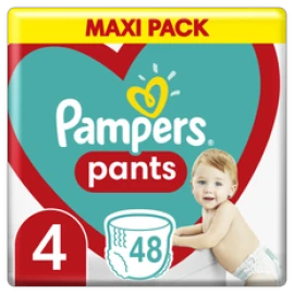 Pampers Pants Μέγεθος 4 [9-15kg] 48 Πάνες - Βρακάκι