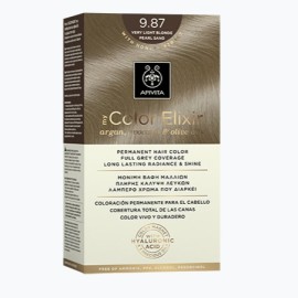 Apivita My Color Elixir No9,87 Ξανθό Πολύ Ανοιχτό - Περλέ Μπέζ Κρέμα Βαφή Σε Σωληνάριο 50ml - Ενεργοποιητής Χρώματος 75ml