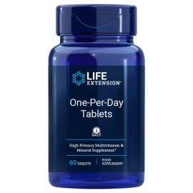 Life Extension One-Per-Day Multivitamin, Ισχυρή Πολυβιταμίνη 60Tabs