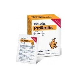 BioGaia® ProTectis ORS Family Διάλυμα Ενυδάτωσης με Προβιτικό & Ψευδάργυρο, με ευχάριστη γεύση Πορτοκάλι, 5.5 gr x 7 φακελίσκοι