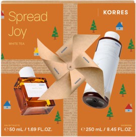 Korres Promo Spread Joy White Tea Eau de Toilette Γυναικείο Άρωμα 50ml & Αφρόλουτρο 250ml.